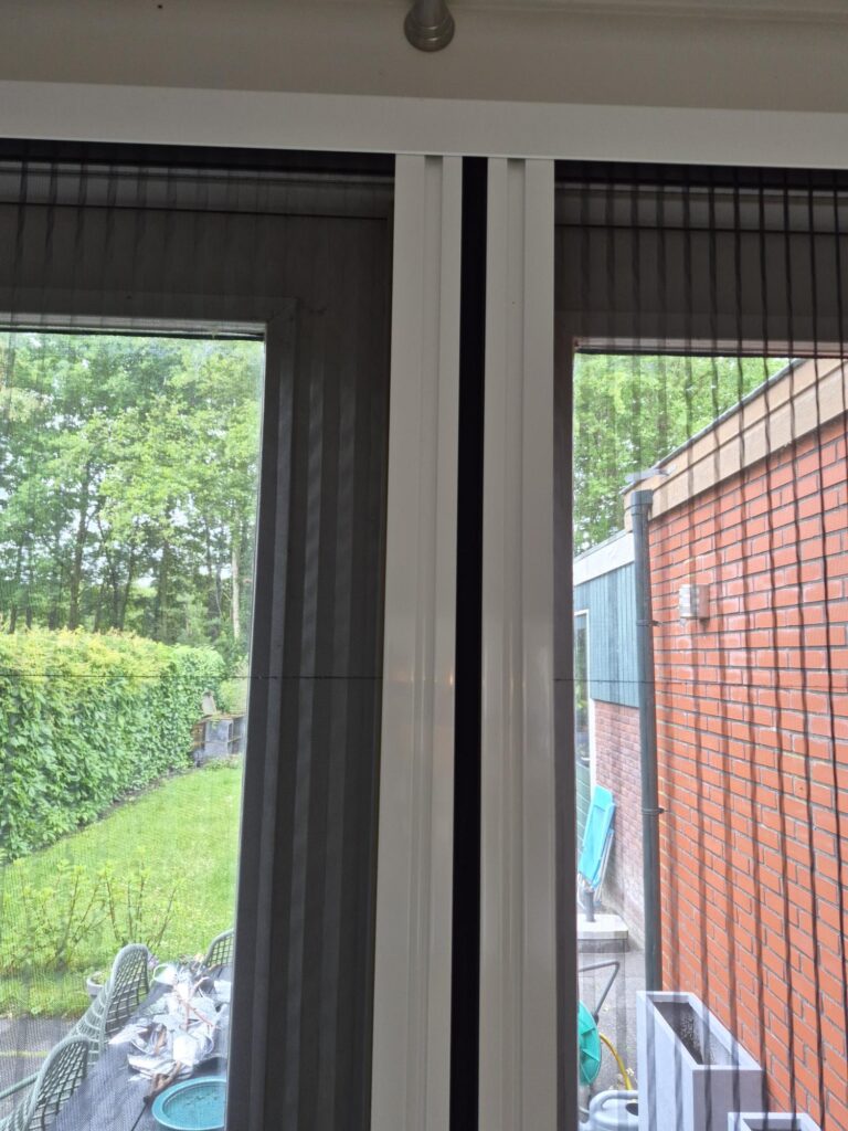 Dubbele plissé hordeur Boornbergum op maat